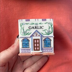 Lenox Porcelain Garlic Spice Village Jar (no lid)